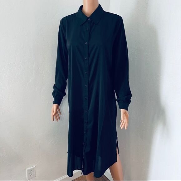 Antthony OriginalJersey Shirt Maxi Dress MEDIUM - Picture 3 of 11